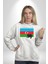 Azerbeycan Bayrak Ülke Kadın Erkek Beyaz Kapüşonlu Sweatshirt Hoodie 3