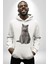 British Shorthair Kedi Kadın Erkek Beyaz Kapüşonlu Sweatshirt Hoodie 2