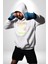Üzüntü Üzülme Kadın Erkek Beyaz Kapüşonlu Sweatshirt Hoodie 1