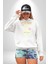 Üzüntü Üzülme Kadın Erkek Beyaz Kapüşonlu Sweatshirt Hoodie 2