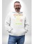 Üzüntü Üzülme Kadın Erkek Beyaz Kapüşonlu Sweatshirt Hoodie 3
