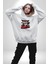 Japon Sokak Yarış Kralı Kadın Erkek Beyaz Kapüşonlu Sweatshirt Hoodie 4