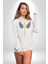 Uçan Hayaller Gökyüzünde Melek Kanatları Kadın Erkek Beyaz Kapüşonlu Sweatshirt Hoodie 3