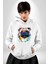 Sulu Boya Pug Köpek Kadın Erkek Beyaz Kapüşonlu Sweatshirt Hoodie 4