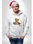 Positive Düşünce Kadın Erkek Beyaz Kapüşonlu Sweatshirt Hoodie 2