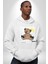 Positive Düşünce Kadın Erkek Beyaz Kapüşonlu Sweatshirt Hoodie 3