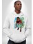 Sakaldan Korkmak Yazılı Basketbol James Harden Star Kadın Erkek Beyaz Kapüşonlu Sweatshirt Hoodie 4