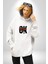 Hakim Xiyech Şampiyon Aslan Kadın Erkek Beyaz Kapüşonlu Sweatshirt Hoodie 2