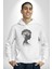 Toprak Köksalmış Ağaç Kadın Kadın Erkek Beyaz Kapüşonlu Sweatshirt Hoodie 2