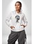 Toprak Köksalmış Ağaç Kadın Kadın Erkek Beyaz Kapüşonlu Sweatshirt Hoodie 3