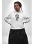 Toprak Köksalmış Ağaç Kadın Kadın Erkek Beyaz Kapüşonlu Sweatshirt Hoodie 5