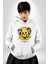 Sebep Olmadan Mutlu Ol Kadın Erkek Beyaz Kapüşonlu Sweatshirt Hoodie 3