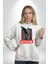 Şehir Sokak Stili Melek Heykeli Kadın Erkek Beyaz Kapüşonlu Sweatshirt Hoodie 2