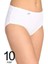 Kadın Beyaz 10'lu Paket Likralı Bato Külot ELF568T0924CCM10 2