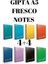 (A5) 72 Yaprak Fresco 4 Kareli + 4 Çizgili Spirallı Plastik Kapaklı Defter 2