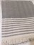 Yumuşak pamuklu koltuk şalı, 170x300, şık koyu gri renk 2
