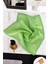 Baklava Desen Mikrofiber Bez Yeşil Renk 1 Adet 1