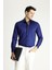 Uzun Kol Slim Fit Dar Kesim Pamuklu Non Iron Saten Klasik Gömlek 1