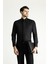 Uzun Kol Slim Fit Dar Kesim Pamuklu Non Iron Saten Klasik Gömlek 2