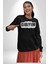 Asgari Üçret Gibiyim Kimse Benle Geçinemiyor Yazılı Kadın Erkek Siyah Sweatshirt 3
