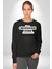Başıma Güzel Şeylerde Gelsin Istiyorum Mesela Mermi Yazılı Kadın Erkek Siyah Sweatshirt 1
