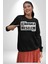 Şahsiyeti Olmayyanla Şahsi Meselem Olmaz Yazılı Kadın Erkek Siyah Sweatshirt 4