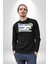 Face Verdik Book Unu Çıkardın. Yazılı Kadın Erkek Siyah Sweatshirt 1