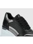 Siyah Deri Kadın Sneaker 5