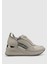 Bej Deri Kadın Sneaker 1