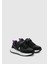 Siyah Deri Kız Çocuk Sneaker 2
