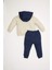 Erkek Bebek 2'li Takım Kapüşonlu Baskılı Sweatshirt Beli Lastikli Jogger Eşofman Altı D5824A524WN 5