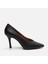 Hakiki Deri Siyah Kadın Stiletto 1