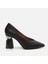 01AYH293920A100 HAKIKI Deri Siyah Kadın Stiletto 1
