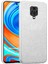 Xiaomi Redmi Note 9 Pro Max Kılıf Sparkle Shiny Gümüş 1