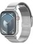 Apple Watch 49MM Ultra 2/1-46MM Seri 10-45MM Seri 9/8/7-44MM Seri Se2/se/6/5/4 Kordon Kayış Band Sleek Link Silver - AMP07224 1