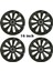 Ford Tourneo Connect Uyumlu 4 Adet Kırılmaz Jant Kapağı 16" Inç (Logo Hediyeli) 2