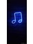 Nota Müzik Neon LED 12V Dekoratif Tasarim 2