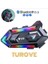 Motorsiklet Kask Kulaklık 5.3 Bluetooth Rgb Işıklı Intercom 1