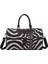Zebra Baskılı Seyahat Çantası Unisex Büyük Kapasiteli Çanta Çapraz Vücut Su Geçirmez Bagaj Çantası (Yurt Dışından) 1