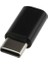Micro USB Type-C Dönüştürücü Siyah Micro USB to Type-C Çevirici 1
