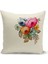 Flower/Vintage Serisi Çift Tarafı Dijital Baskılı 4'Lü Kırlent Kılıfı Seti (Cushion Cover Set) 4