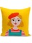 Retro Serisi Çift Tarafı Dijital Baskılı Kırlent Kılıfı (Retro Cushion Cover) 1