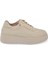 Bej Hakiki Deri Kadın Sneaker - K24S1AY67554-A25 3