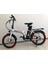 Elektrikli Bisiklet Michelin + Bayrak Lastik Yazısı 8Adet Lastik Sticker Rks E-Bike Lastik Stikeri Kırmızı 3