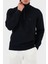 Pamuk Regular Fit Yarım Fermuarlı Dik Yaka Sweat Erkek Sweat MW0MW37238 Dw5 3