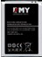 Samsung Galaxy Mega I9200 Uyumlu Emy Batarya B700BC 2