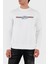 Logolu Pamuklu Regular Fit Bisiklet Yaka Sweat Erkek Sweat MW0MW35530 Ybr 1