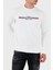 Logolu Pamuklu Regular Fit Bisiklet Yaka Sweat Erkek Sweat MW0MW35530 Ybr 4