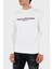 Logolu Pamuklu Regular Fit Bisiklet Yaka Sweat Erkek Sweat MW0MW35530 Ybr 5