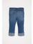 Kız Bebek Straight Fit Duble Düz Paça Cepli Jean Pantolon D1534A524AU 4